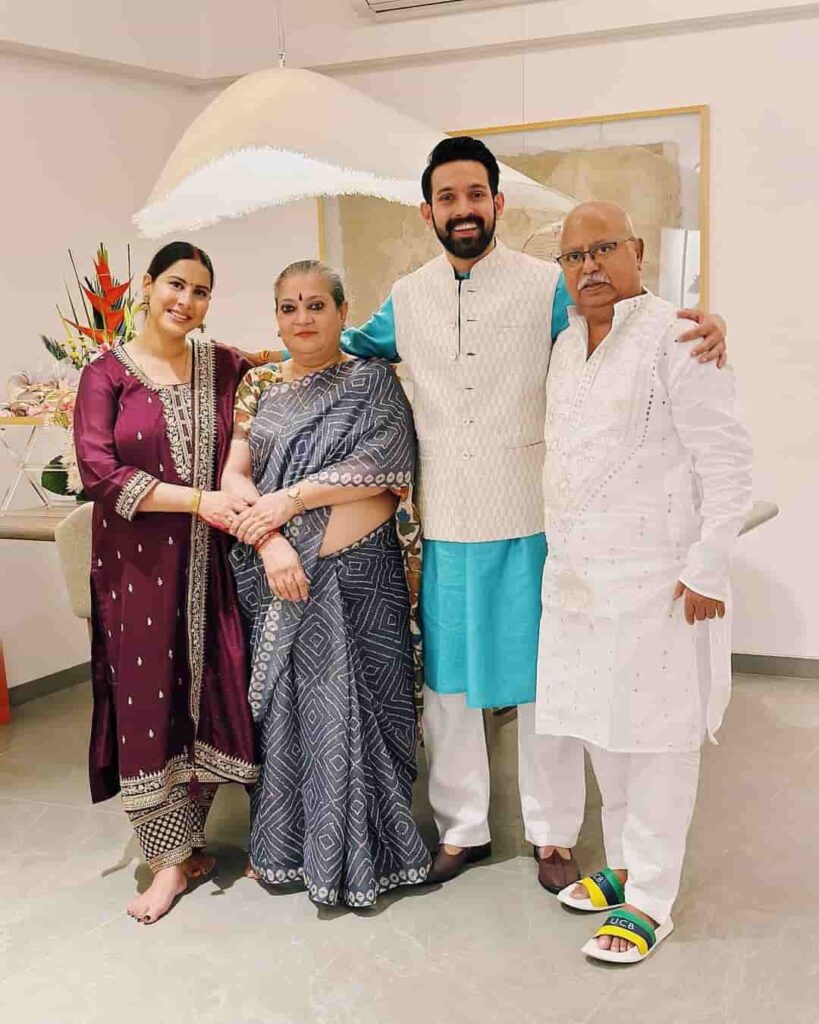 Vikrant Massey with Family